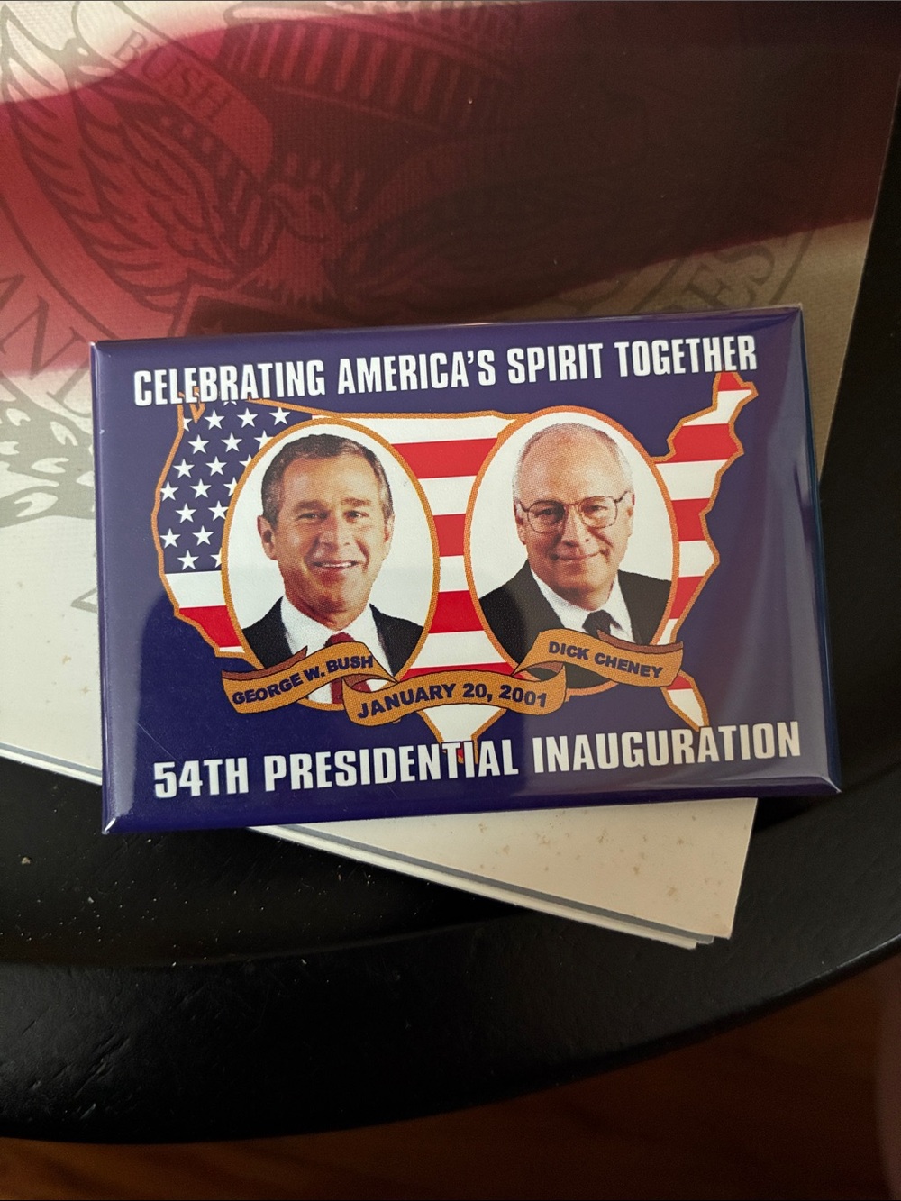 Bush Cheney inauguration stamp covers and official program January 20, 2001 - Picture 3 of 15